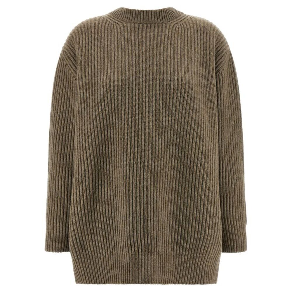 MM6 Maison Margiela Beige Virgin Wool Short Women's Dress